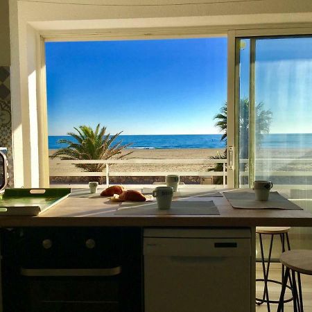 "Plage" Splendide Vue Mer Depuis La Chambre Et Le Salon Cuisine, 20M De La Plage! Leilighet Canet-en-Roussillon Eksteriør bilde