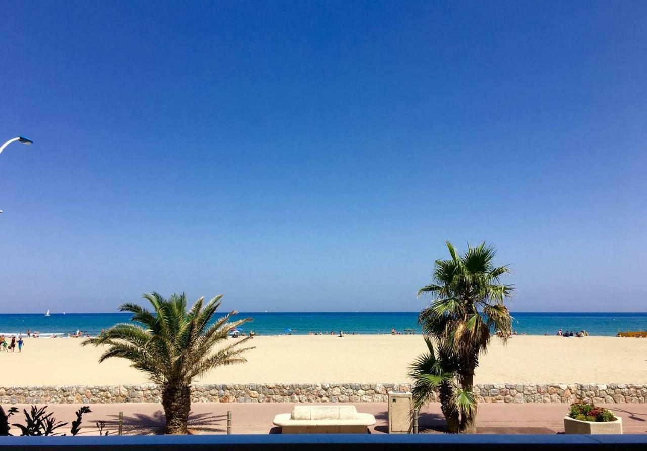 "Plage" Splendide Vue Mer Depuis La Chambre Et Le Salon Cuisine, 20M De La Plage! Leilighet Canet-en-Roussillon Eksteriør bilde