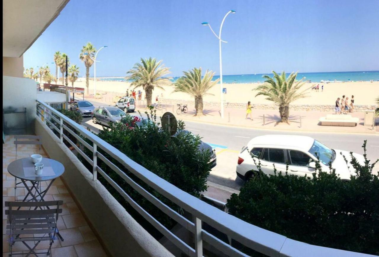 "Plage" Splendide Vue Mer Depuis La Chambre Et Le Salon Cuisine, 20M De La Plage! Leilighet Canet-en-Roussillon Eksteriør bilde