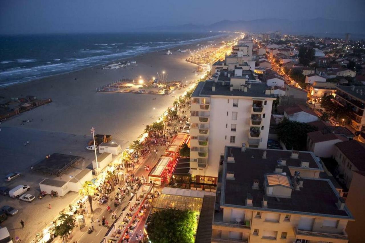 "Plage" Splendide Vue Mer Depuis La Chambre Et Le Salon Cuisine, 20M De La Plage! Leilighet Canet-en-Roussillon Eksteriør bilde